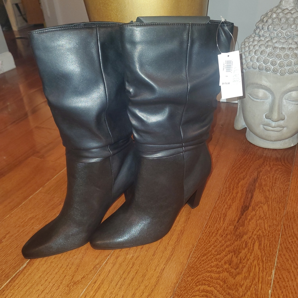 Banana Republic Black Heeled Boots